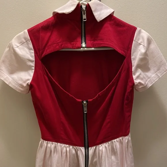 Deandri xs collar mini dress open back - Picture 5 of 6